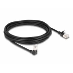 Delock 80308 RJ45 mrežni kabel, Patch kabel CAT 6a S/FTP 5.00 m crna 1 St.