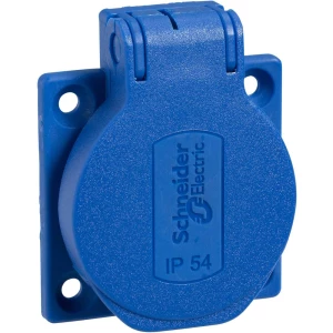 Schneider Electric PKS52B ugradbena utičnica IP54, IK08 plava boja slika