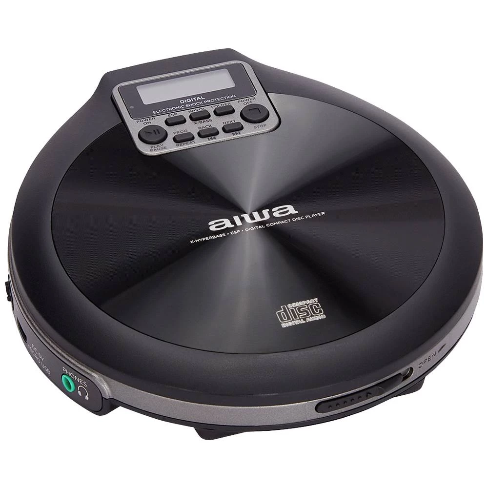 Aiwa PCD-810BK prijenosni CD player CD, CD-R, CD-RW, MP3 crna slika