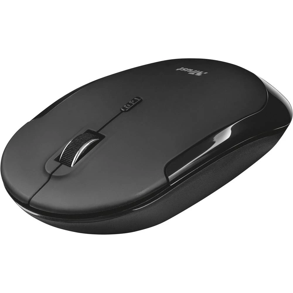 Trust MUTE SILENT CLICK Bežični miš Optički Crna slika