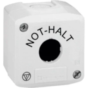 Prazno kućište 1 ugradno mjesto, ISKLJUČIVANJE U NUŽDI, žute, svijetlo sive boje Schneider Electric XALK01 1 kom. slika