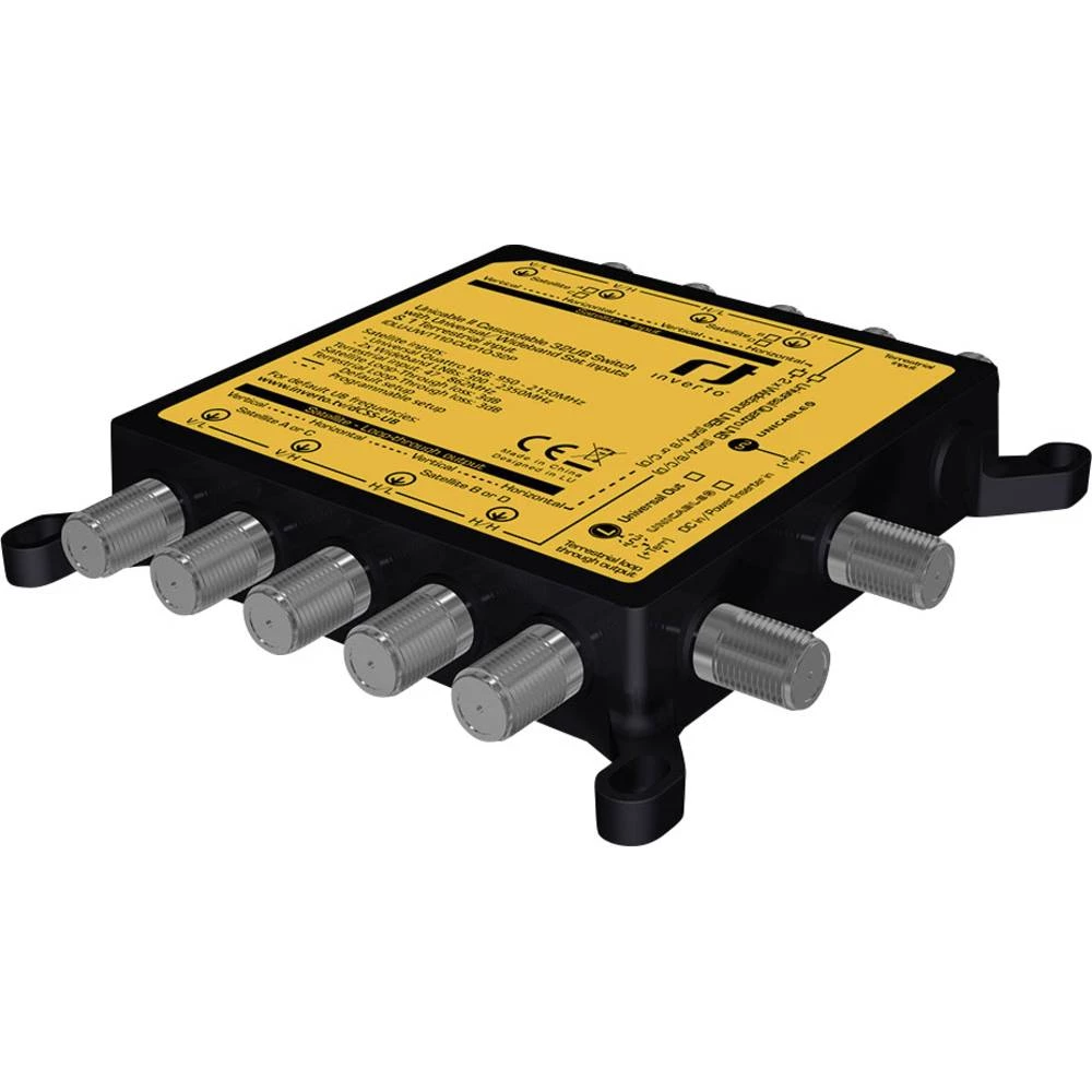 Satelitski multiprekidač Unicable Inverto Unicable II multischakelaar 5/32 Ulazi: 5 (4 Sat/1 zemaljske) Broj sudionika: 32 slika