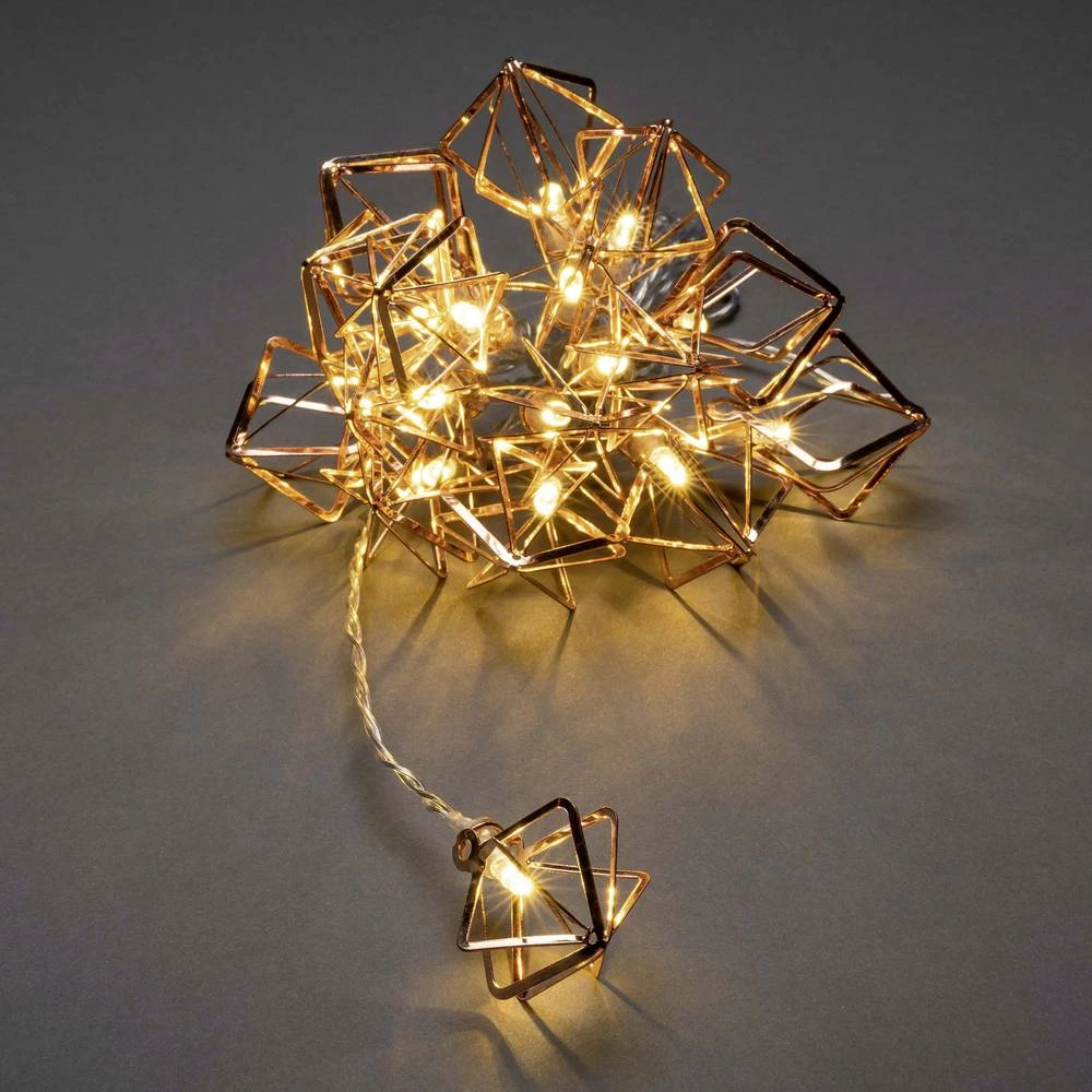 Konstsmide 3121-603 Svjetlosni lanac s motivom Stožac Unutra ATT.CALC.EEK: LED strujni pogon LED Toplo-bijela Osvjetljena duljin slika