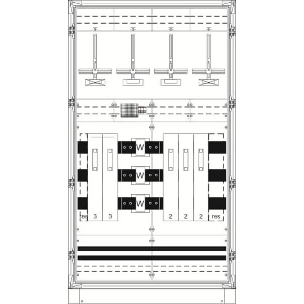 Striebel & John 2CPX032636R9999 KS4226 ormar za brojilo nadžbukna slika