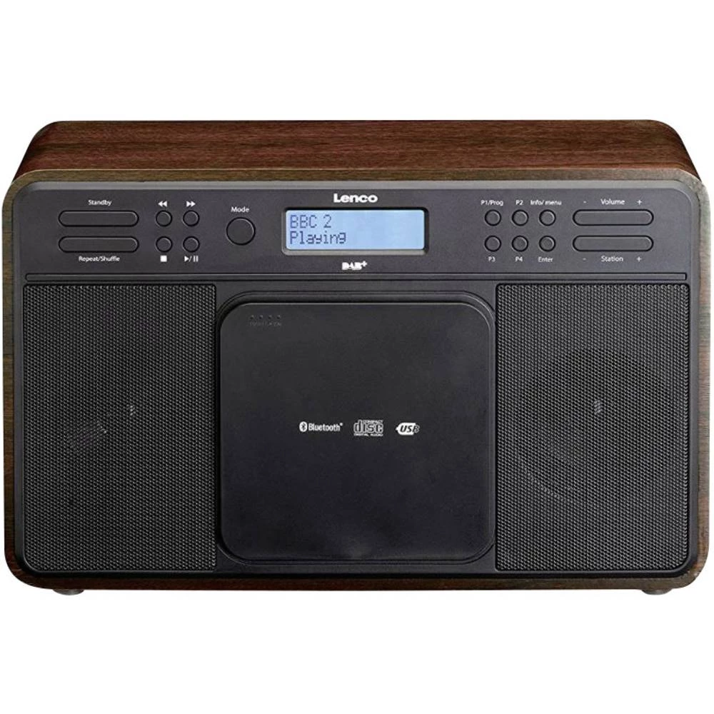 DAB+ (1012) Stolni radio Lenco DAR-040 AUX, CD, DAB+, Bluetooth, UKW, USB Orah slika