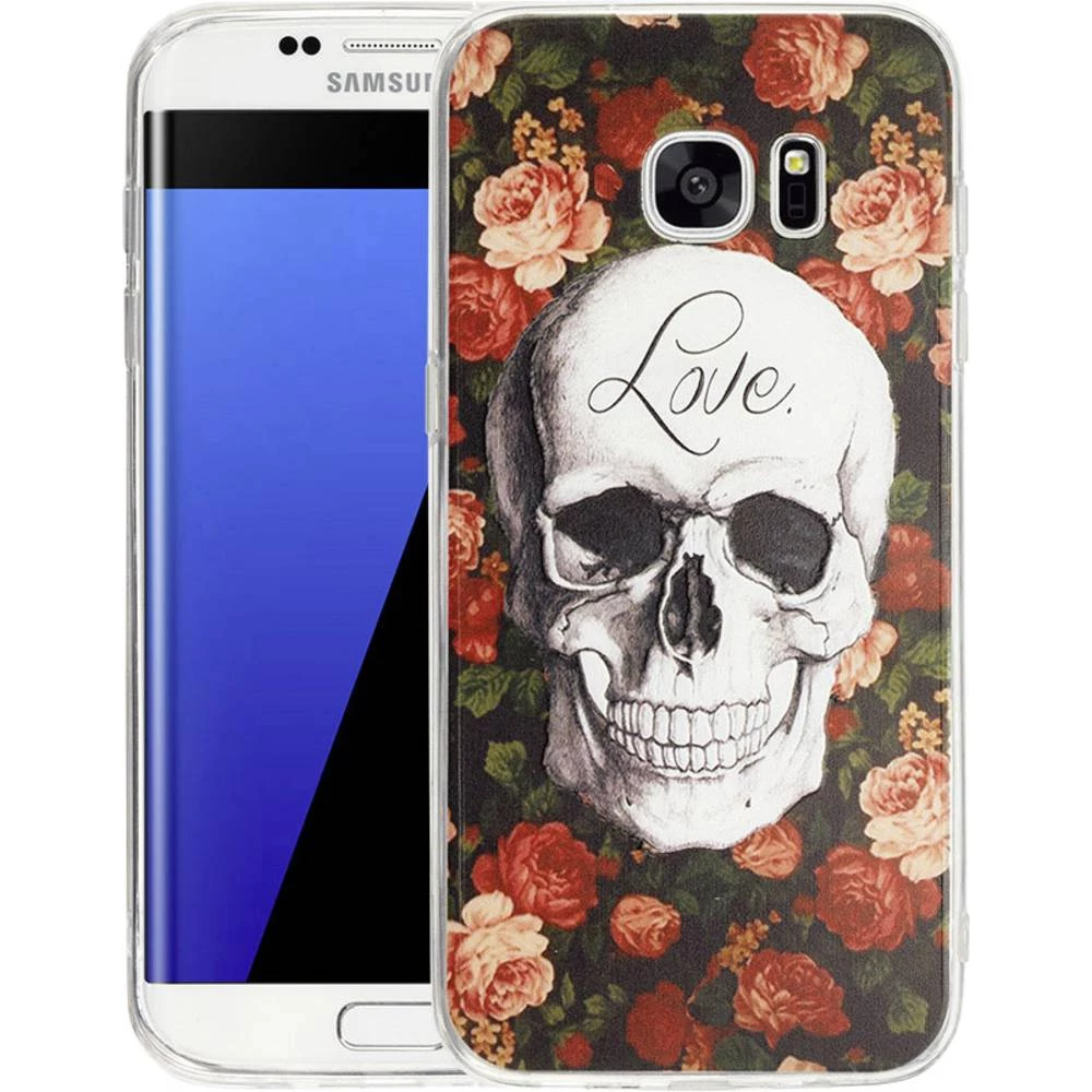 Perlecom Stražnji poklopac za mobilni telefon Pogodno za: Samsung Galaxy S7 Edge slika