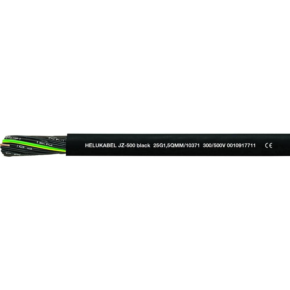 Helukabel JZ-500 Black kontrolni vod 5 G 6 mm² crna (RAL 9005) 10383-1000 1000 m slika