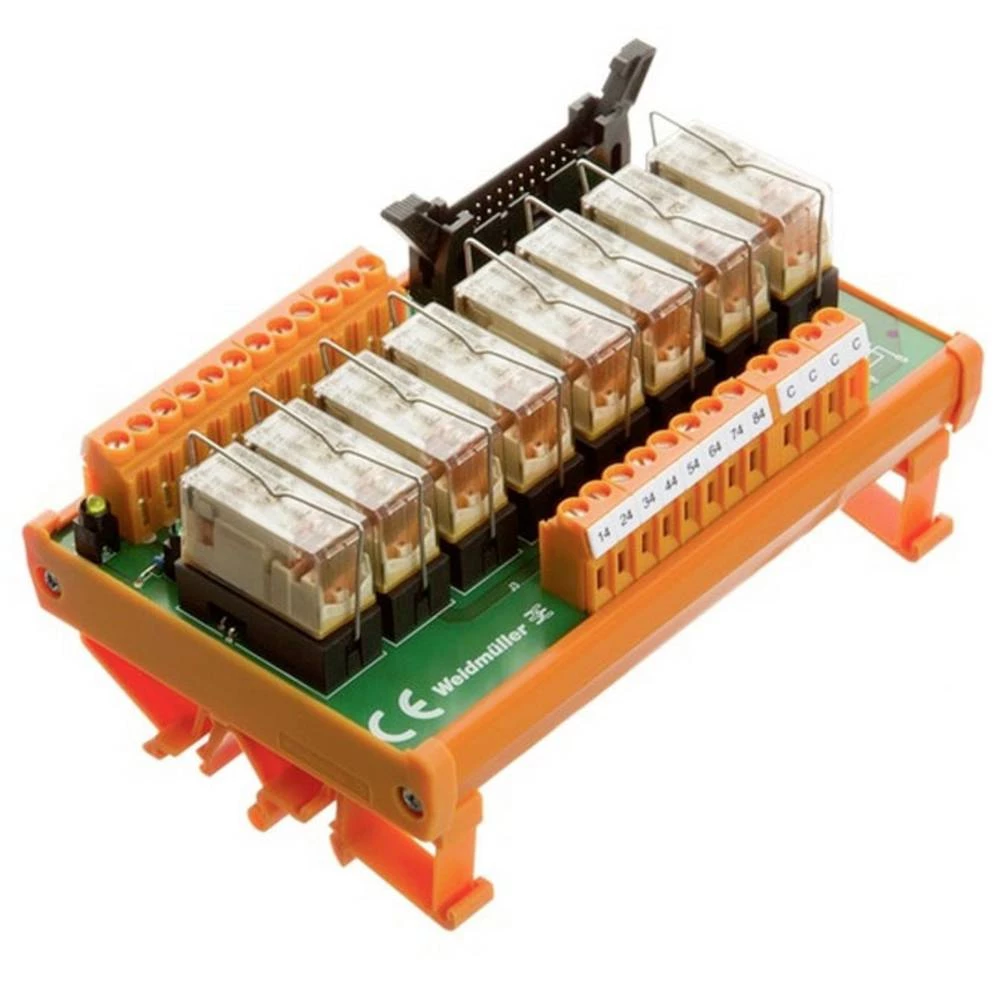 Weidmüller relejna ploča s prikazom, led 1 St.  RSM-8 24VDC 1NO + C S  24 V/DC slika