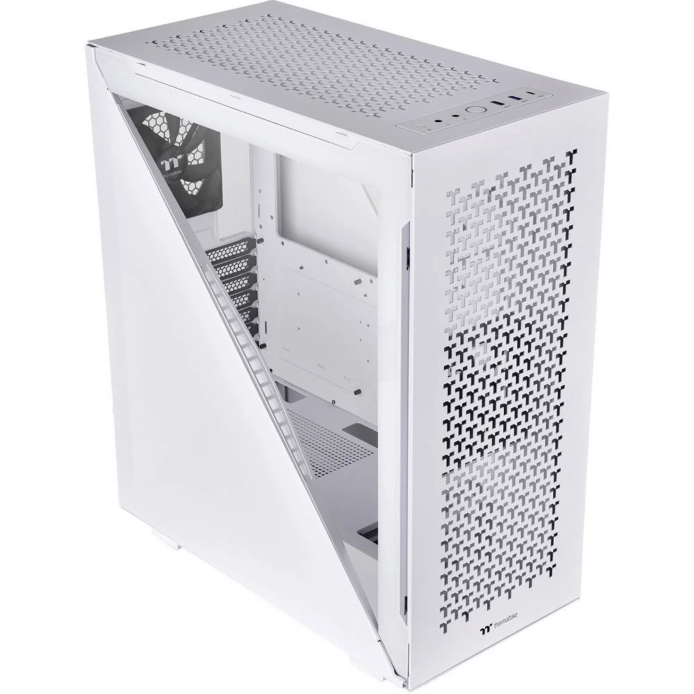 Thermaltake Divider 500 TG Air Snow midi-tower kućište za računala bijela 2 predinstalirana ventilatora, bočni prozor, filter prašine slika
