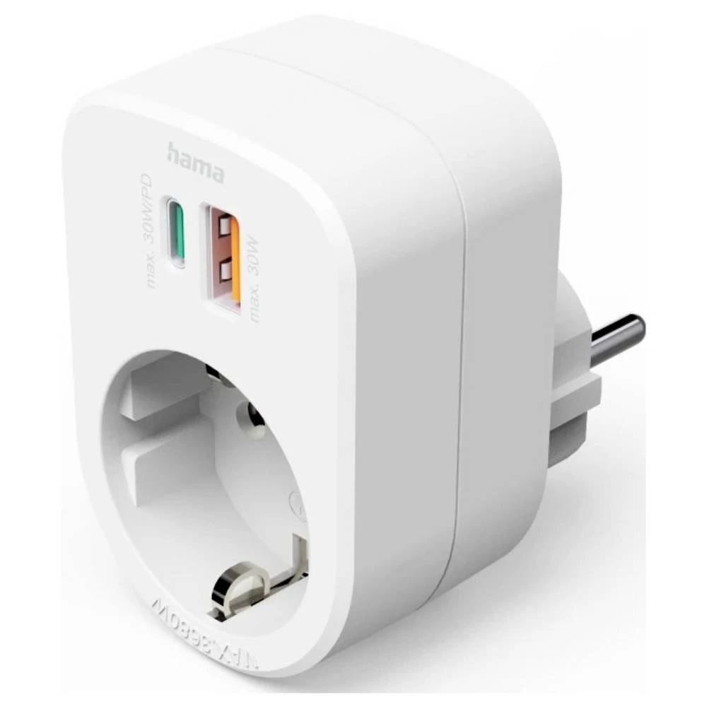 Hama 00223343 USB utičnica za punjenje bijela slika