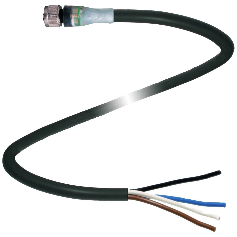 Pepperl+Fuchs 240801-0004 utični konektor za senzor/aktivator, konfekcionirani 5 m Broj polova: 4 1 St. slika