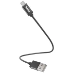 Hama USB kabel za punjenje USB 2.0 USB-A utikač, USB-Micro-B utikač 0.20 m crna 00201583