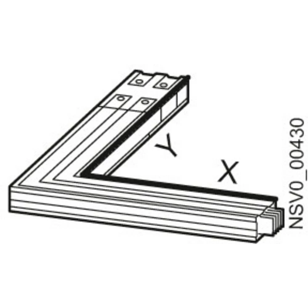 Siemens BVP:261853 kutija za šine aluminij svijetlosiva 205 mm² 400 A slika