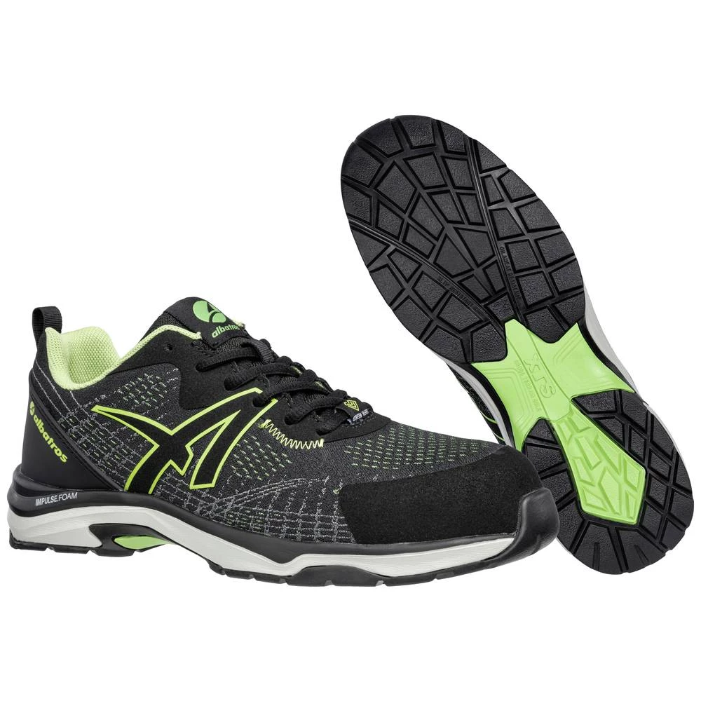 Albatros Splendid Green GH Low 646300205000047 ESD zaštitne pola-cipele S1P Veličina obuće (EU): 47 crna, zelena 1 Par slika