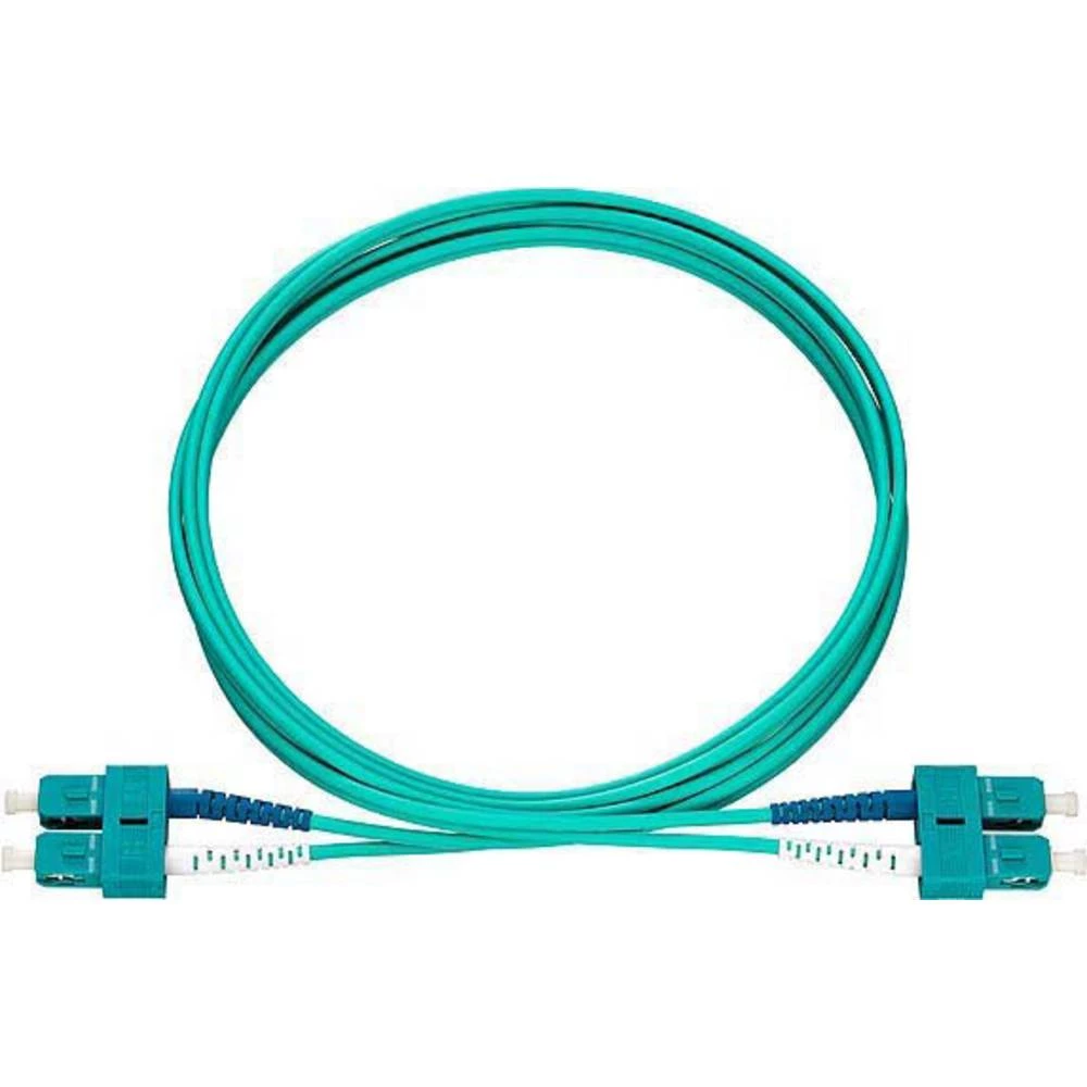 Rutenbeck 228050505 Glasfaser svjetlovodi priključni kabel [1x SC-D priključak - 1x SC-D priključak] Multimode OM3 5.00 slika