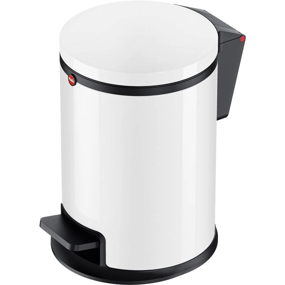 Kozmetička posuda 3 l Hailo Pure S (&Oslash; x V) 178 mm x 280 mm Bijela Mehanizam stopalo-pedal 1 ST slika