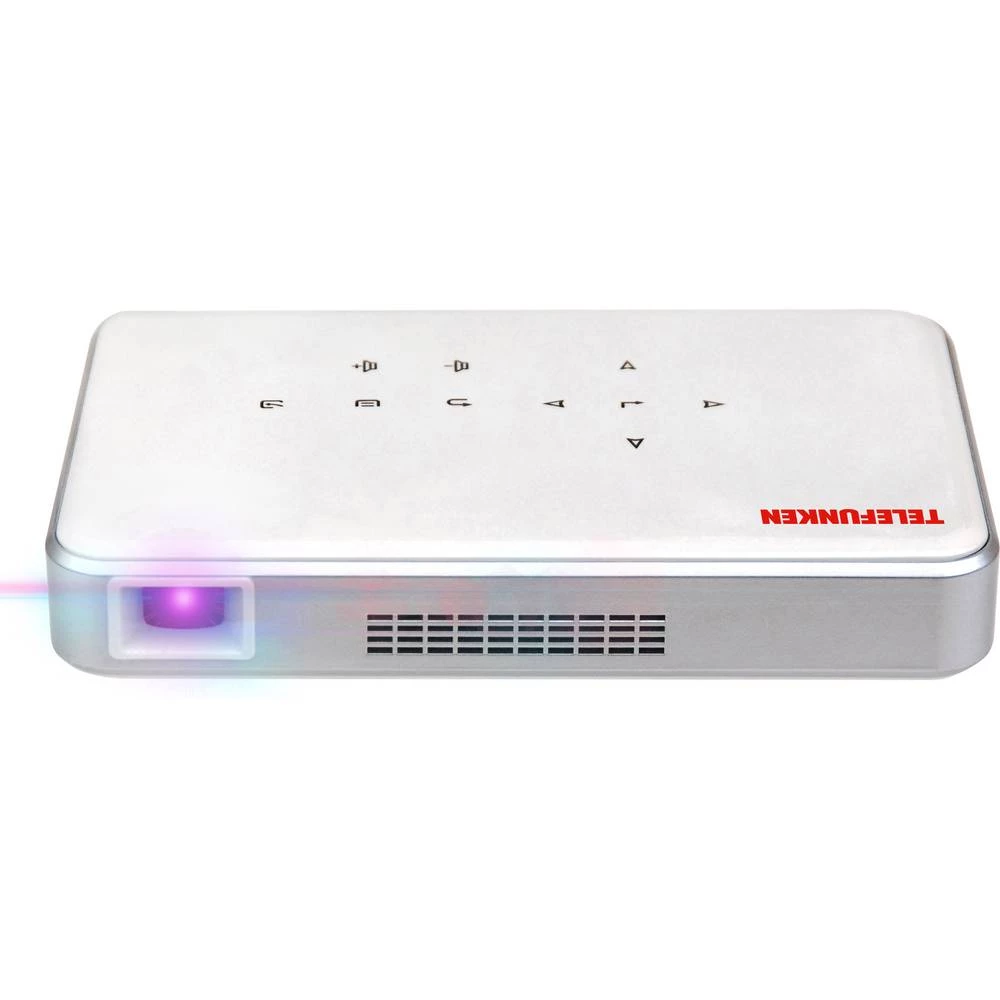 DLP Beamer Telefunken DLP300 ANSI-lumen: 300 lm 854 x 480 WVGA 300 : 1 Bijela slika