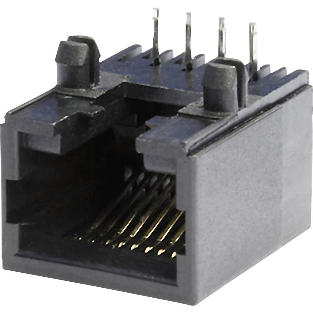 Ženski konektor, horizontalna ugradnja Crna econ connect MEB8/8PL 210 ST slika