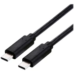 Value USB-C kabel USB 4.0 USB-C® utikač 0.80 m crna sa zaštitom 11999092