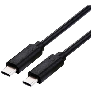 Value USB-C kabel USB 4.0 USB-C® utikač 0.80 m crna sa zaštitom 11999092 slika