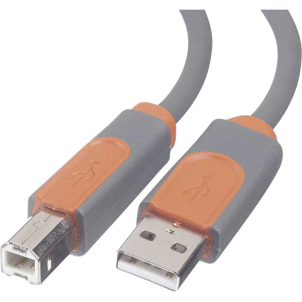 Belkin USB 2.0 Priključni kabel [1x Muški konektor USB 2.0 tipa A - 1x Muški konektor USB 2.0 tipa B] 1.8 m Siva UL certificiran slika