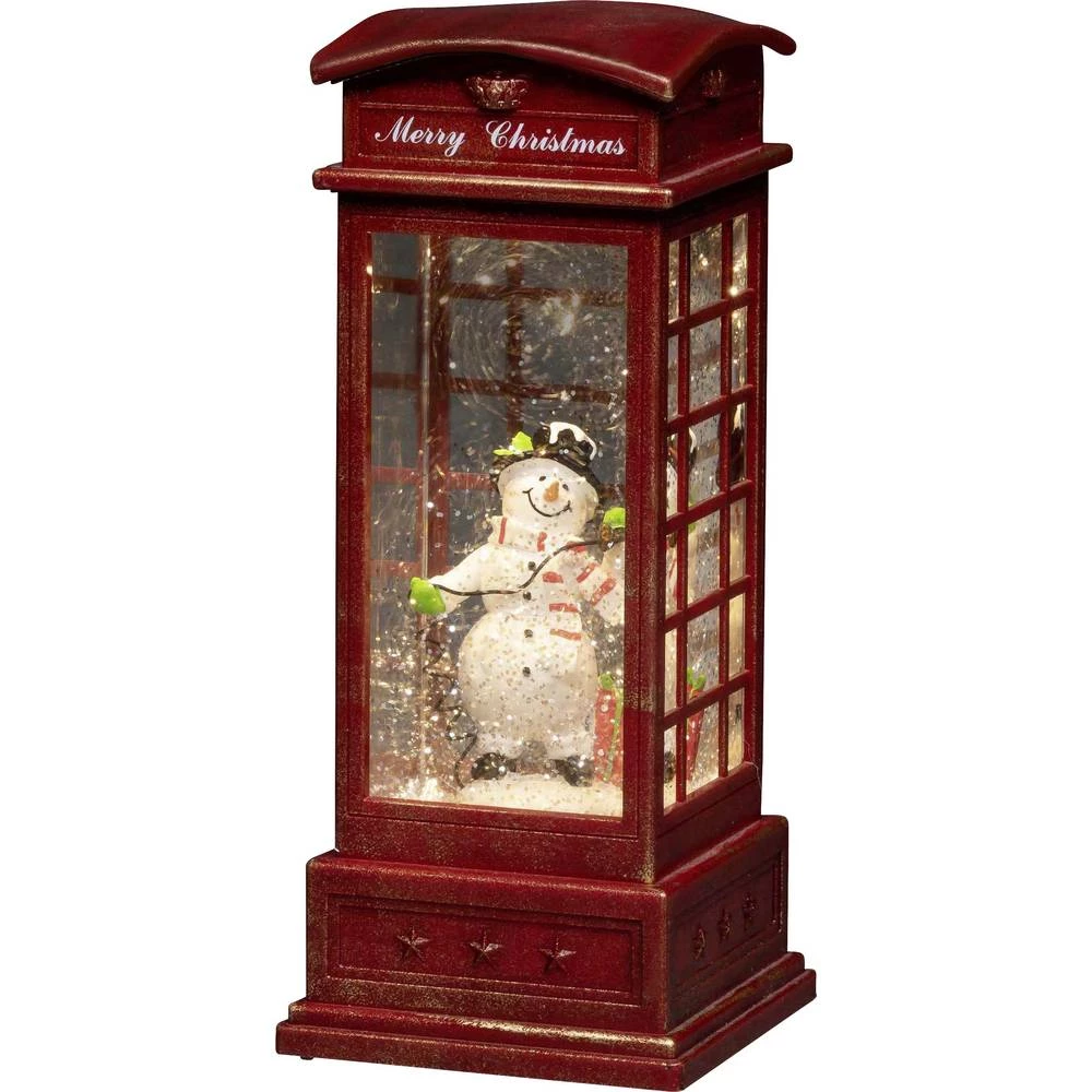 Konstsmide 4367-550 telefon sa snjegovićem toplo bijela, šaren LED slika