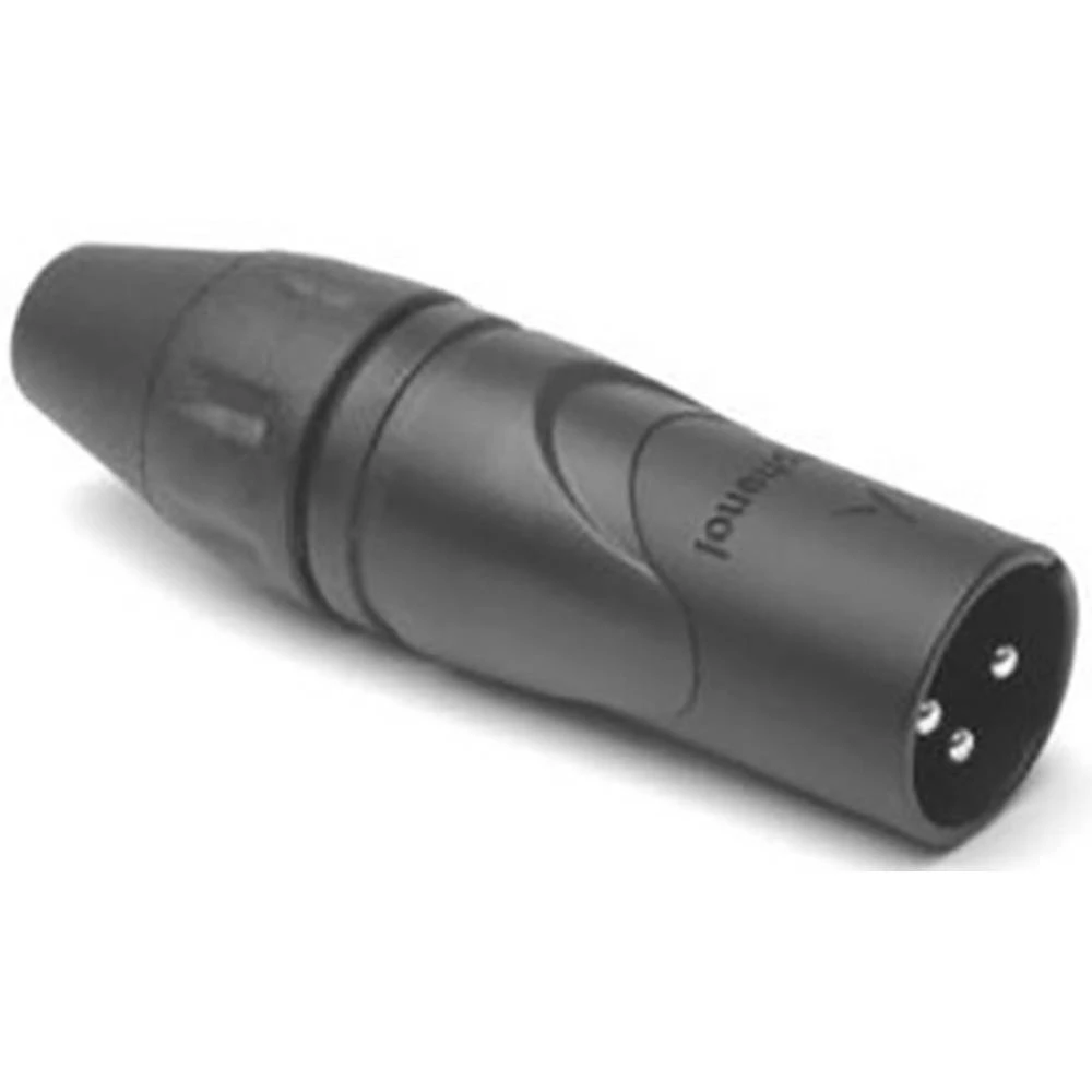 XLR utični konektor Ravni muški konektor Broj polova: 3 Crna Amphenol 1 ST slika