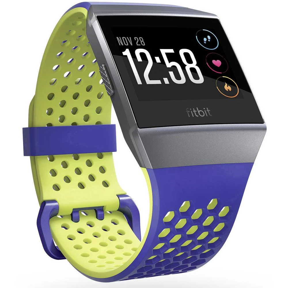 Zamjenska baterija FitBit Ionic Sport Blue Yellow Large Veličina (XS - XXL)=L Kobalt-plava, Limeta slika