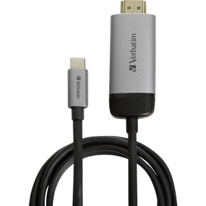 Verbatim USB-C adapter cable [1x muški konektor USB-C™ - 1x muški konektor HDMI] 49144 slika