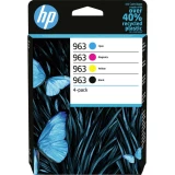 HP patrona tinte 963 original 4-dijelno pakiranje crna, cijan, magenta, žuta 6ZC70AE