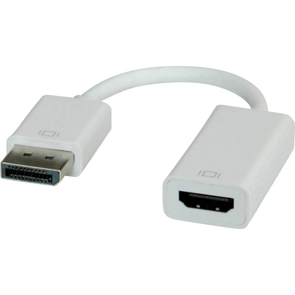 Roline    DisplayPort    priključni kabel    0.15 m    12.03.3144        bijela    [1x muški konektor displayport - 1x ženski konektor HDMI] slika