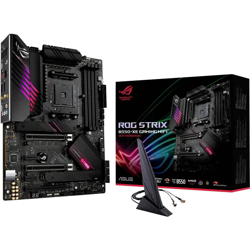 Asus ROG STRIX B550-XE GAMING WIFI matična ploča Baza AMD AM4 Faktor oblika ATX Set čipova matične ploče AMD® B550 slika