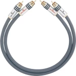 Oehlbach Cinch Audio Priključni kabel [2x Muški cinch konektor - 2x Muški cinch konektor] 2.75 m Antracitna boja pozlaćeni konta