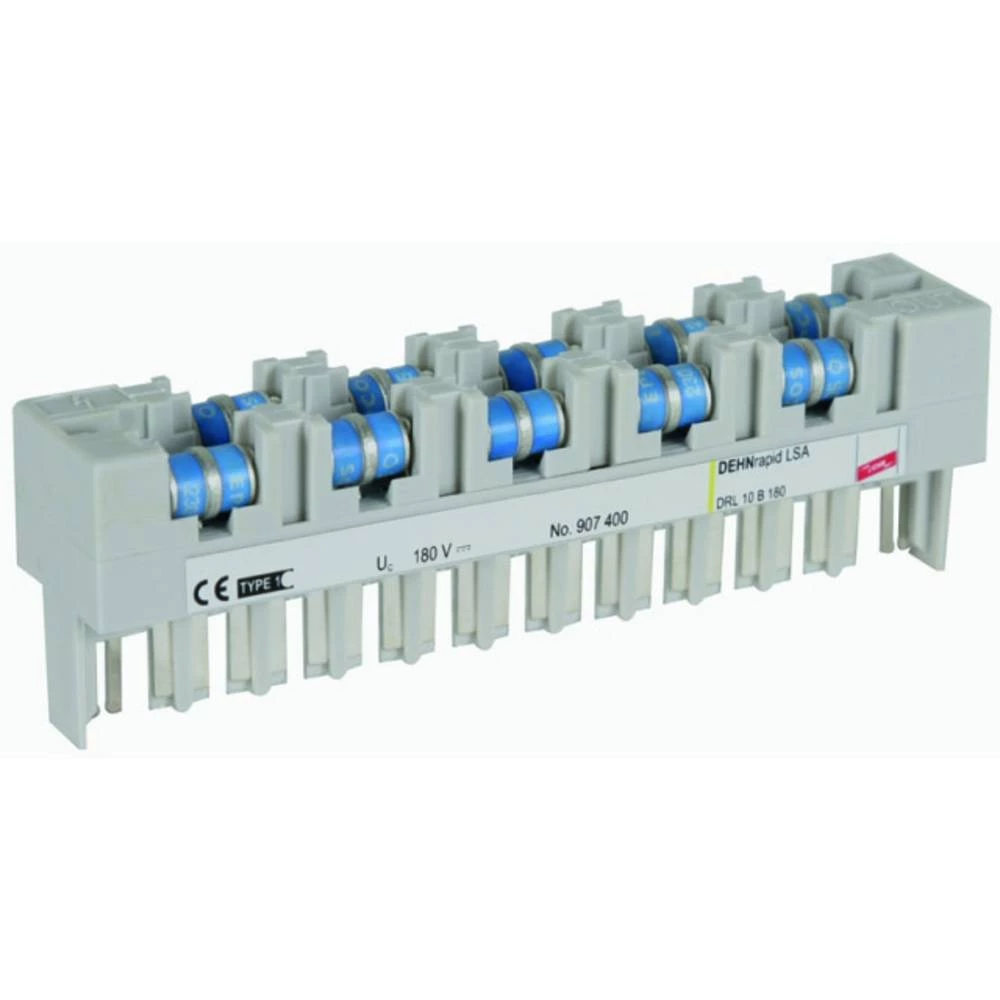 Odvodnik za prenaponsku zaštitu Zaštita od prenapona za: Razdjelni ormar DEHN 907400 DEHNrapid DRL 10 B 180 für 10DA 907400 10 k slika