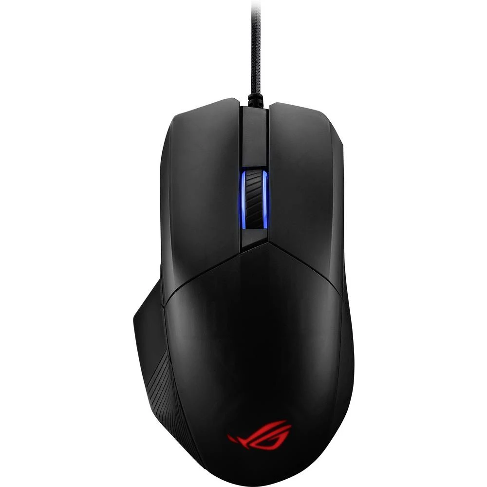 Asus ROG Chakram Core žičani igraći miš optički ergonomski, osvjetljen crna slika