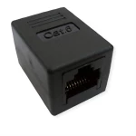 VRIJEDNOST RJ-45 spojnica neoklopljena, Cat.6 (Klasa E) Value RJ45 spojnica RJ45 adapter CAT 6 crna