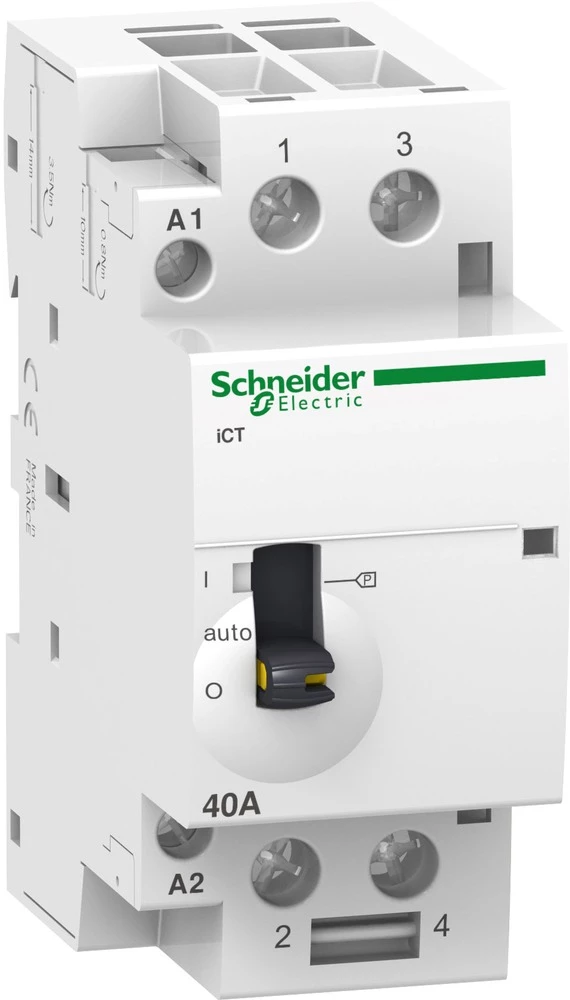 Schneider Electric A9C21162 Instalacijski kontaktor 1 ST 2 zatvarač 1.6 W 250 V/AC 63 A slika