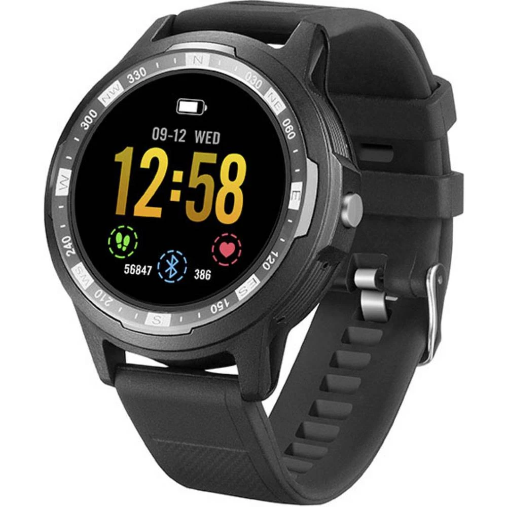 Pametan sat Technaxx TX-SW3HR Uni Crna slika