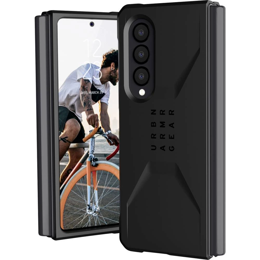 Urban Armor Gear Civilian stražnji poklopac za mobilni telefon Samsung Galaxy Z Fold3 5G crna slika