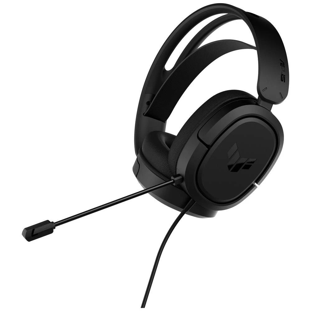 Asus TUF Gaming H1 igre  Over Ear slušalice žičani stereo crna  utišavanje mikrofona, kontrola glasnoće slika