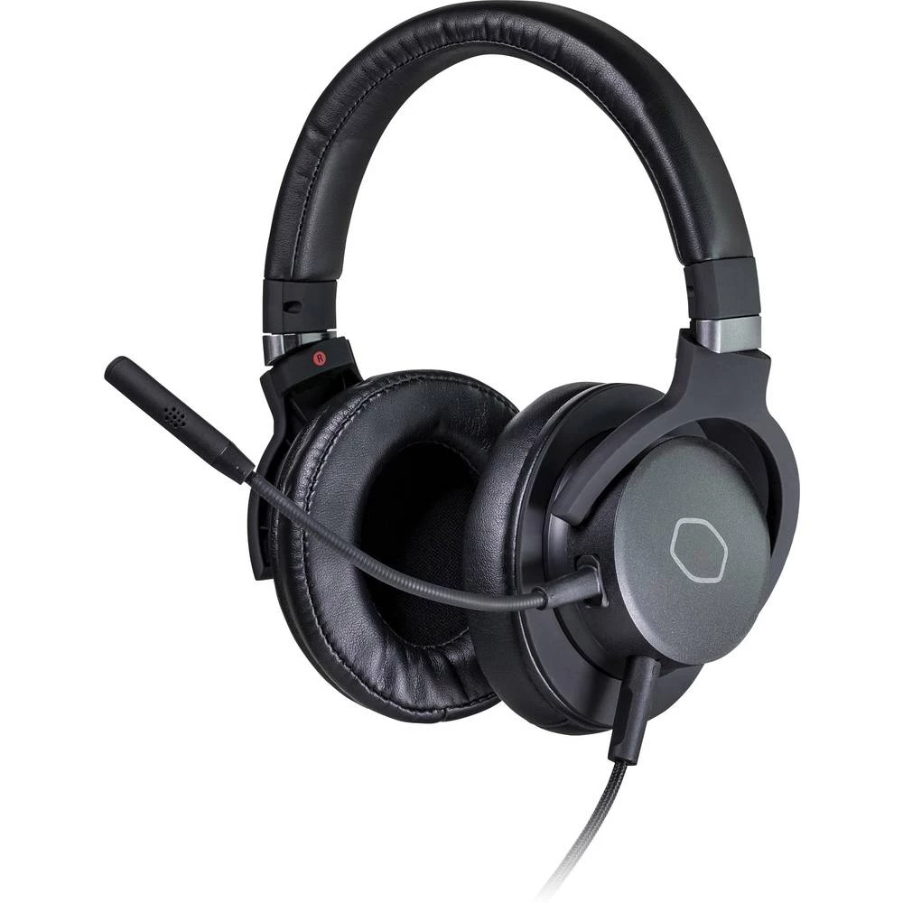 Igraće naglavne slušalice sa mikrofonom 3,5 mm priključak, USB Sa vrpcom Cooler Master MH-752 Preko ušiju Crna slika