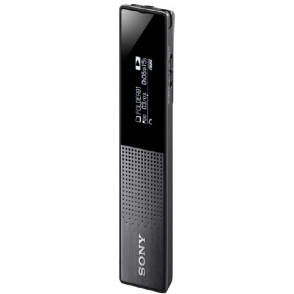 Digitalni diktafon Sony ICD-TX650 Vrijeme snimanja (maks.) 159 h Crna Utišavanje buke, Uklj. torbica, Uklj. stereo slušalice slika