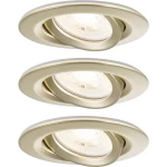Paulmann 92408 Nova Coin LED ugradna svjetiljka 3-dijelni komplet LED GU10 6 W zlatna (mat)