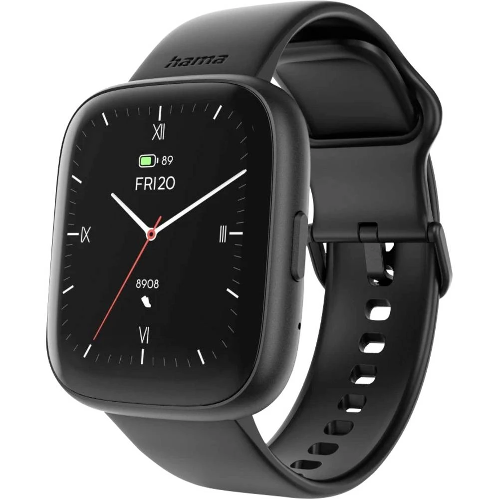Hama pametan sat 46 mm crna slika