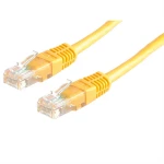 Value 21.99.1582 RJ45 mrežni kabel, Patch kabel cat 6 U/UTP 10.00 m žuta nezaštićen 1 St.