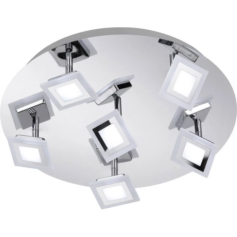 Stropni reflektor 30 W Toplo-bijela WOFI CHOLET 9197.12.01.6450 Krom boja slika