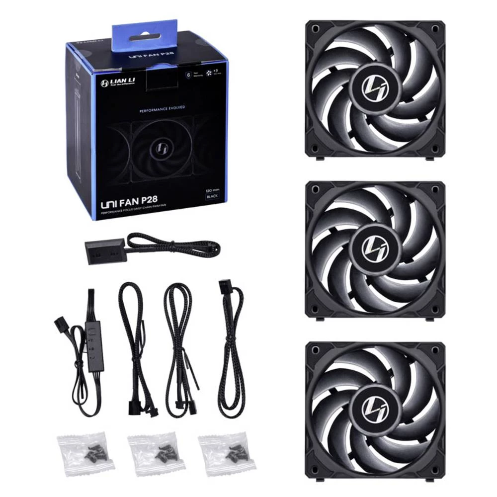 Lian Li UNI FAN P28 ventilator za PC kućište (Š x V x D) 120 x 120 x 28 mm slika