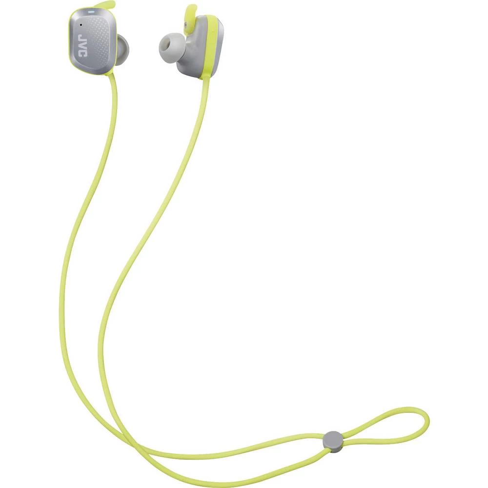 Bluetooth&reg; sportske in ear slušalice JVC HA-AE1W-H u ušima vodootporne žuta, srebrna slika
