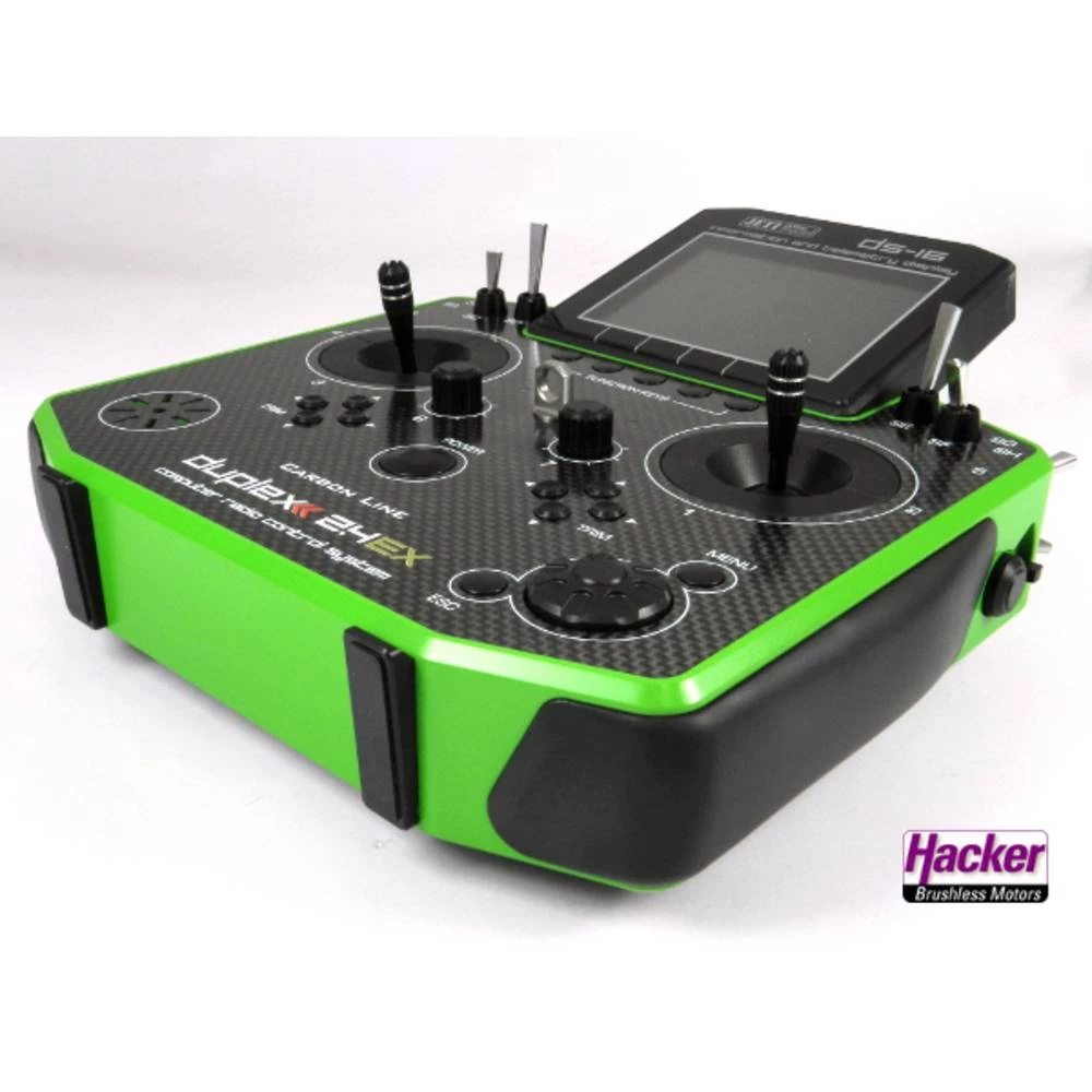 Jeti DS-16, Multimode Ručni daljinski upravljač 2,4 GHz Broj kanala: 24 Uklj. prijemnik slika