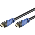 Goobay HDMI Priključni kabel [1x Muški konektor HDMI - 1x Muški konektor HDMI] 5 m Crna slika
